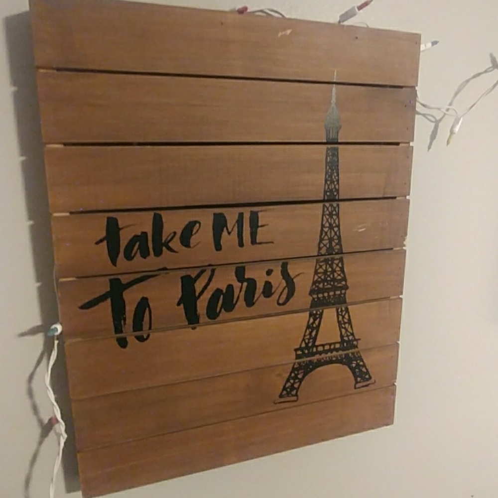 Two wood wall art pictures!!